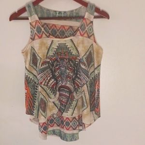 🌸Gorgeous Women's knit Elephant 🐘 Tank